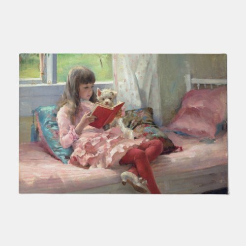 Albert Edelfelt _ Good Friends Doormat