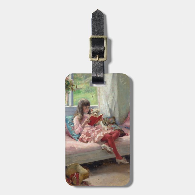 Albert Edelfelt - Good Friends Luggage Tag (Front Vertical)