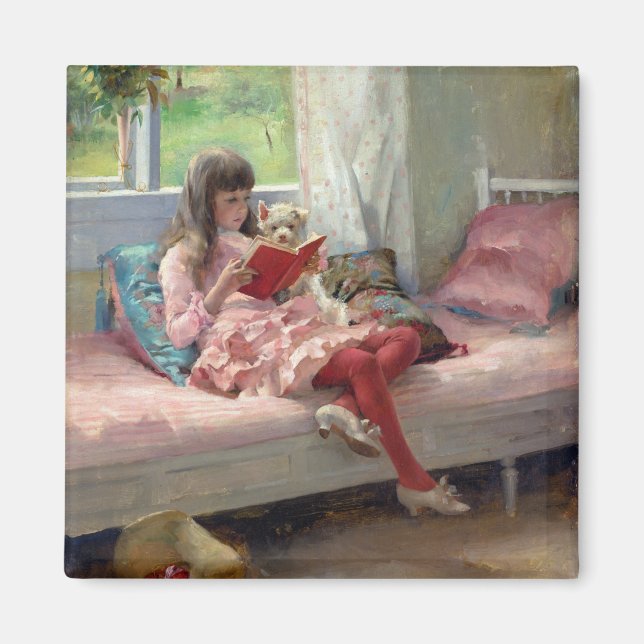 Albert Edelfelt - Good Friends Magnet (Front)