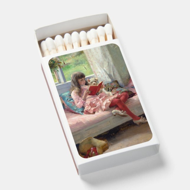 Albert Edelfelt - Good Friends Matchboxes (Front Open)