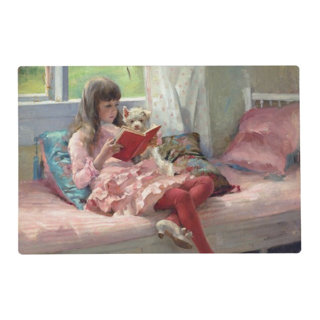 Albert Edelfelt - Good Friends Placemat (Front)