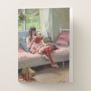 Albert Edelfelt - Good Friends Pocket Folder