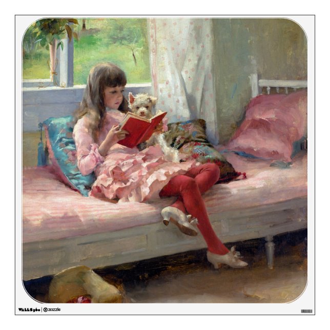 Albert Edelfelt - Good Friends Wall Decal (Front)