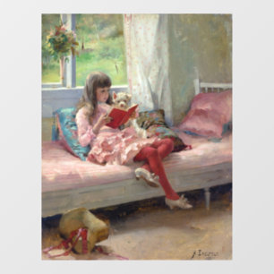 Albert Edelfelt - Good Friends  Window Cling
