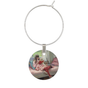 Albert Edelfelt - Good Friends Wine Charm