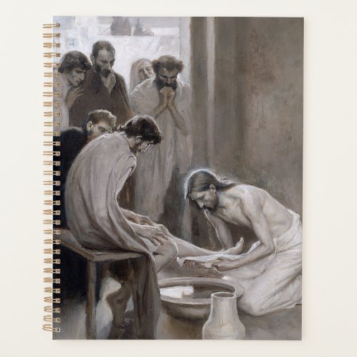 Albert Edelfelt _ Jesus Washing Feet of Disciples Planner