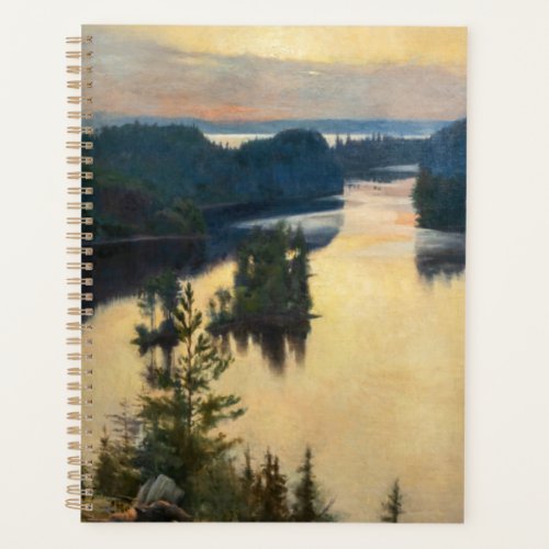 Albert Edelfelt _ Kaukola Ridge at Sunset Planner