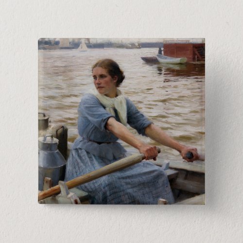 Albert Edelfelt _ La Laitiere Button