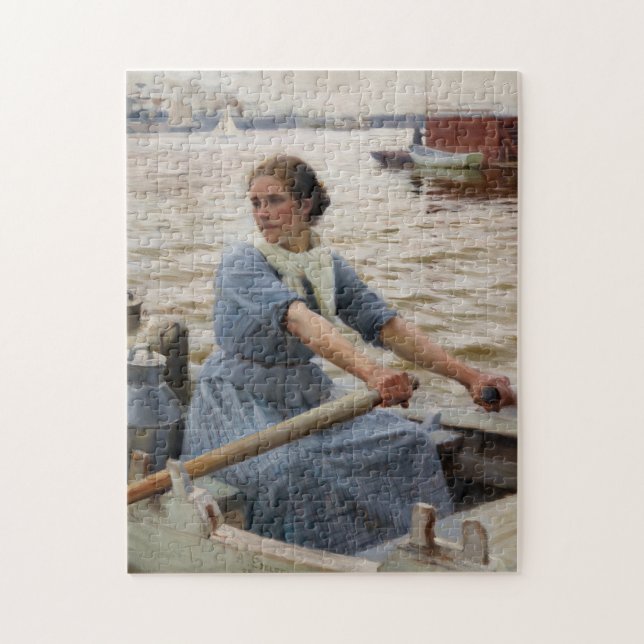 Albert Edelfelt - La Laitiere Jigsaw Puzzle (Vertical)