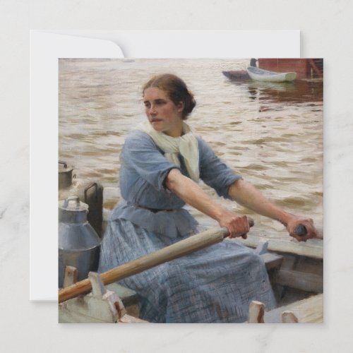 Albert Edelfelt _ La Laitiere Thank You Card