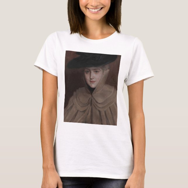 Albert Edelfelt - Portrait of a Young Woman T-Shirt (Front)