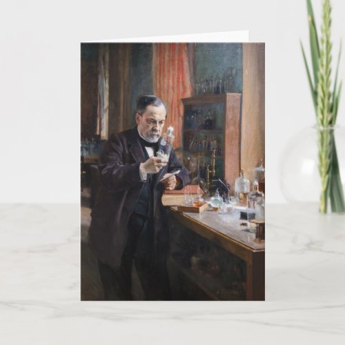 Albert Edelfelt _ Portrait of Louis Pasteur Card