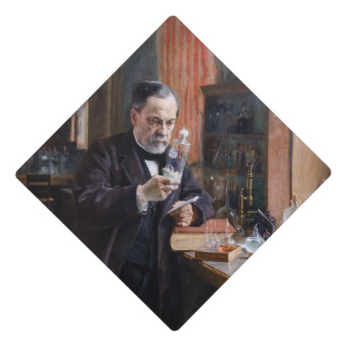 Albert Edelfelt _ Portrait of Louis Pasteur Graduation Cap Topper