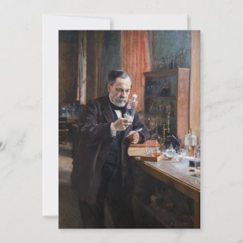 Albert Edelfelt _ Portrait of Louis Pasteur Invitation