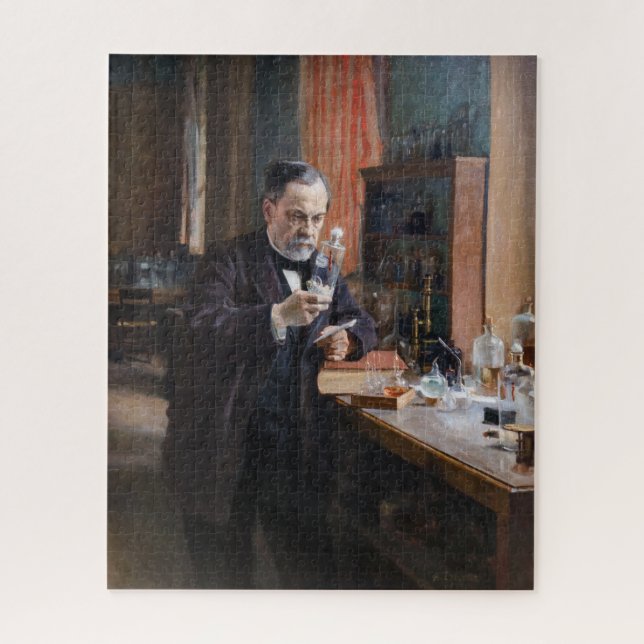 Albert Edelfelt - Portrait of Louis Pasteur Jigsaw Puzzle (Vertical)