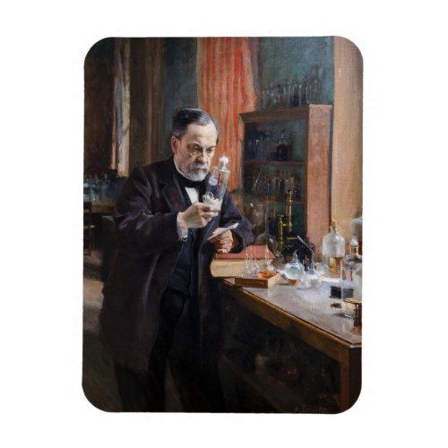 Albert Edelfelt _ Portrait of Louis Pasteur Magnet