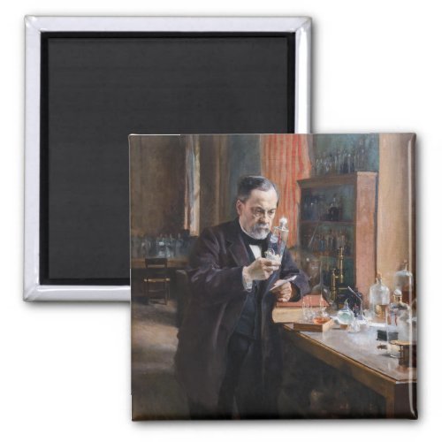 Albert Edelfelt _ Portrait of Louis Pasteur Magnet