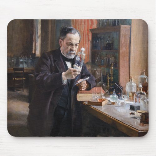 Albert Edelfelt _ Portrait of Louis Pasteur Mouse Pad