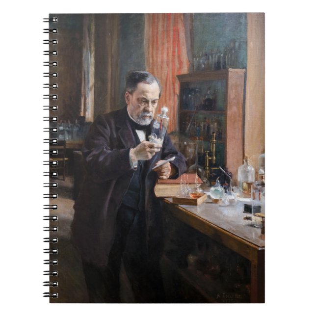 Albert Edelfelt - Portrait of Louis Pasteur Notebook (Front)