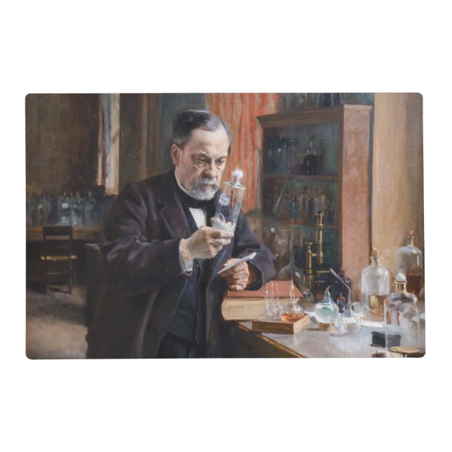 Albert Edelfelt - Portrait of Louis Pasteur Placemat (Front)
