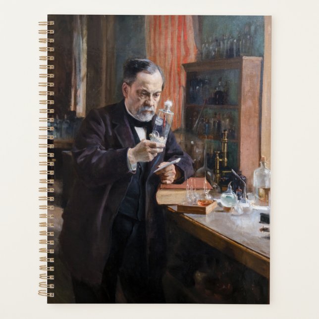 Albert Edelfelt - Portrait of Louis Pasteur Planner (Front)