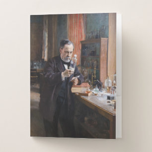 Albert Edelfelt - Portrait of Louis Pasteur Pocket Folder