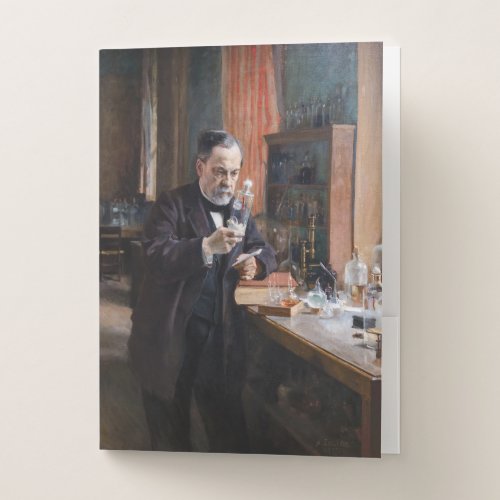 Albert Edelfelt _ Portrait of Louis Pasteur Pocket Folder