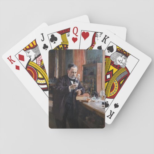 Albert Edelfelt _ Portrait of Louis Pasteur Poker Cards