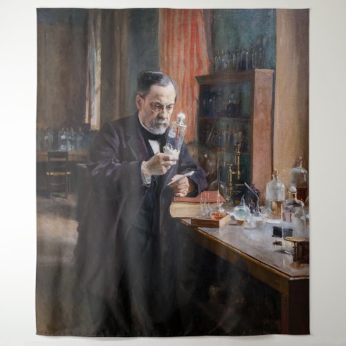 Albert Edelfelt _ Portrait of Louis Pasteur Tapestry