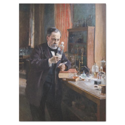 Albert Edelfelt _ Portrait of Louis Pasteur Tissue Paper