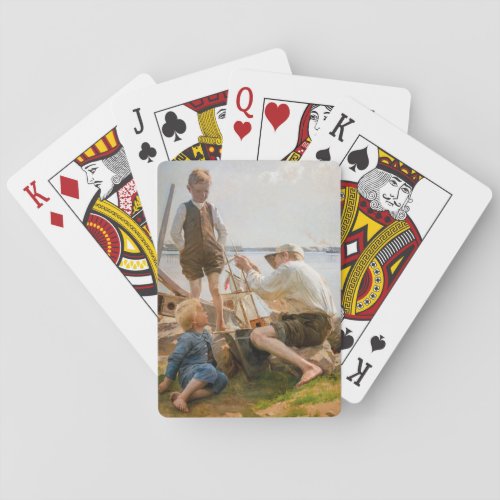 Albert Edelfelt _ Shipbuilders Playing Cards