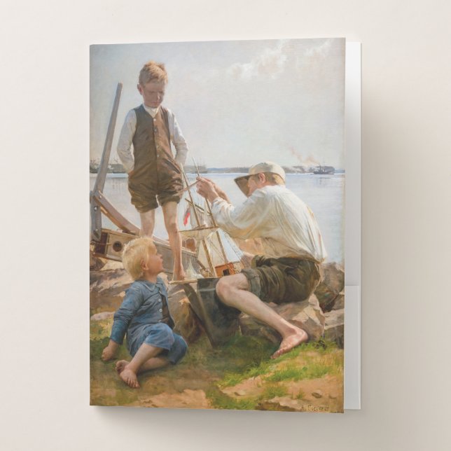 Albert Edelfelt - Shipbuilders Pocket Folder (Front)
