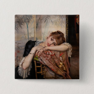 Albert Edelfelt - The Parisienne / Virginie Button