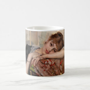 Albert Edelfelt - The Parisienne / Virginie Coffee Mug