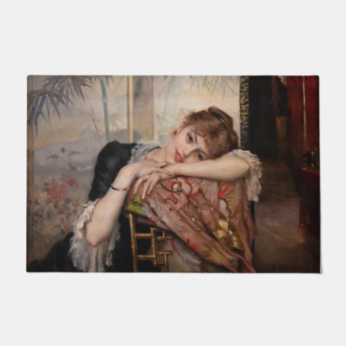 Albert Edelfelt _ The Parisienne  Virginie Doormat