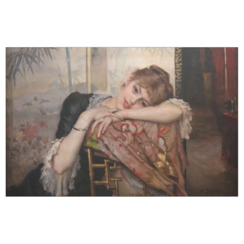 Albert Edelfelt _ The Parisienne  Virginie Fabric