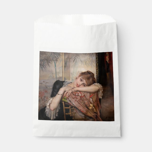 Albert Edelfelt - The Parisienne / Virginie Favor Bag (Front)
