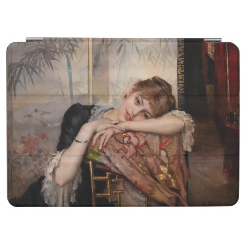 Albert Edelfelt _ The Parisienne  Virginie iPad Air Cover