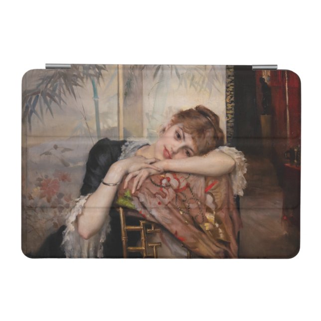 Albert Edelfelt - The Parisienne / Virginie iPad Mini Cover (Horizontal)