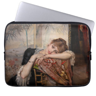 Albert Edelfelt - The Parisienne / Virginie Laptop Sleeve