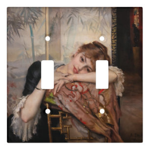 Albert Edelfelt - The Parisienne / Virginie Light Switch Cover
