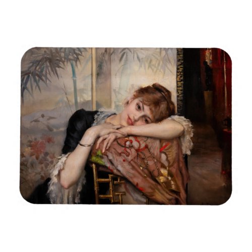 Albert Edelfelt _ The Parisienne  Virginie Magnet