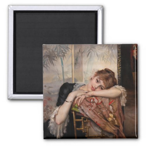 Albert Edelfelt _ The Parisienne  Virginie Magnet