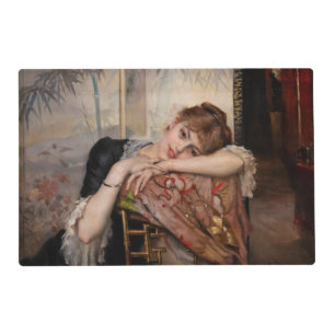 Albert Edelfelt - The Parisienne / Virginie Placemat