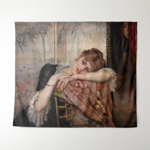 Albert Edelfelt _ The Parisienne  Virginie Tapestry