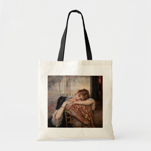 Albert Edelfelt The Parisienne Virginie Tote Bag Zazzle