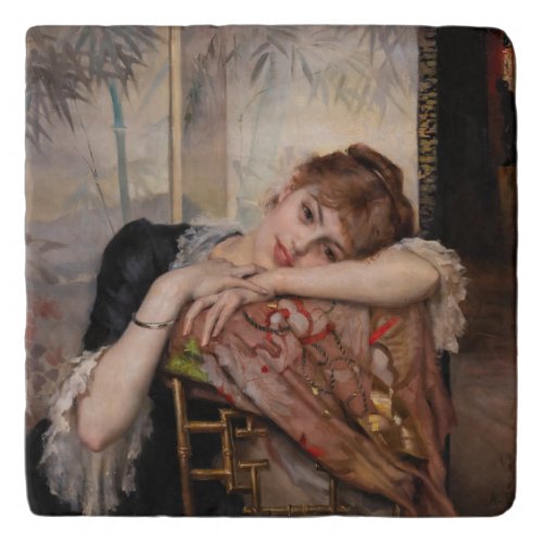 Albert Edelfelt _ The Parisienne  Virginie Trivet