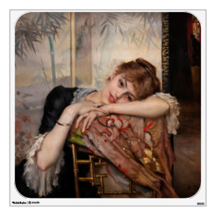 Albert Edelfelt - The Parisienne / Virginie Wall Decal