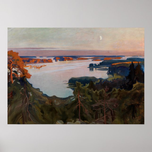 Albert Edelfelt - View over Haikko Poster (Front)