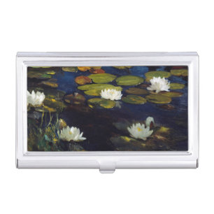 Albert Edelfelt - Water Lilies, Study Business Card Case